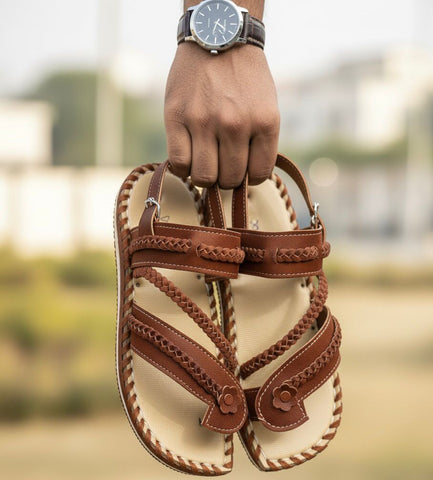 Traditional Handcrafted Peshawari Chappal